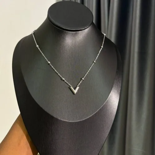 Minimalist V Charm Necklace