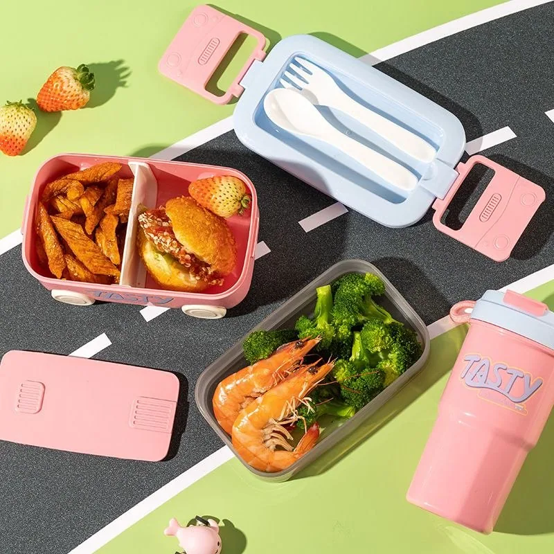 Kids Lunch Plate & Bottle Set