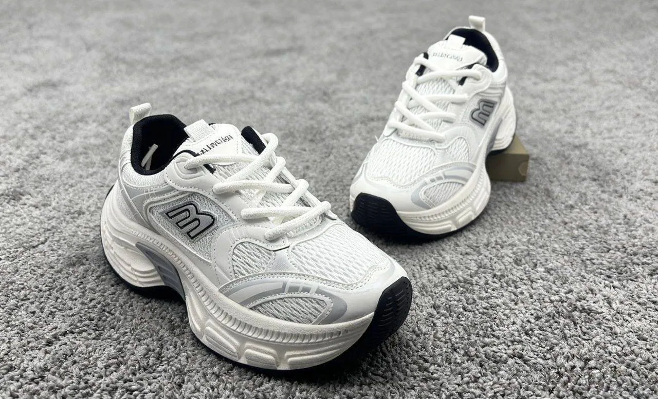 Classic White Chunky Sneakers