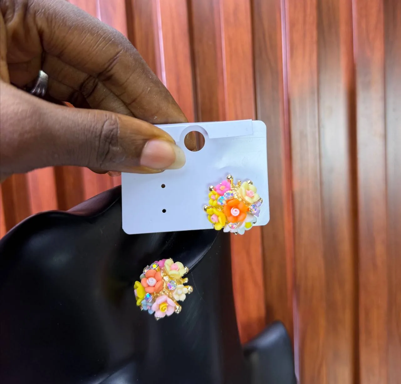 Colorful Floral Earrings