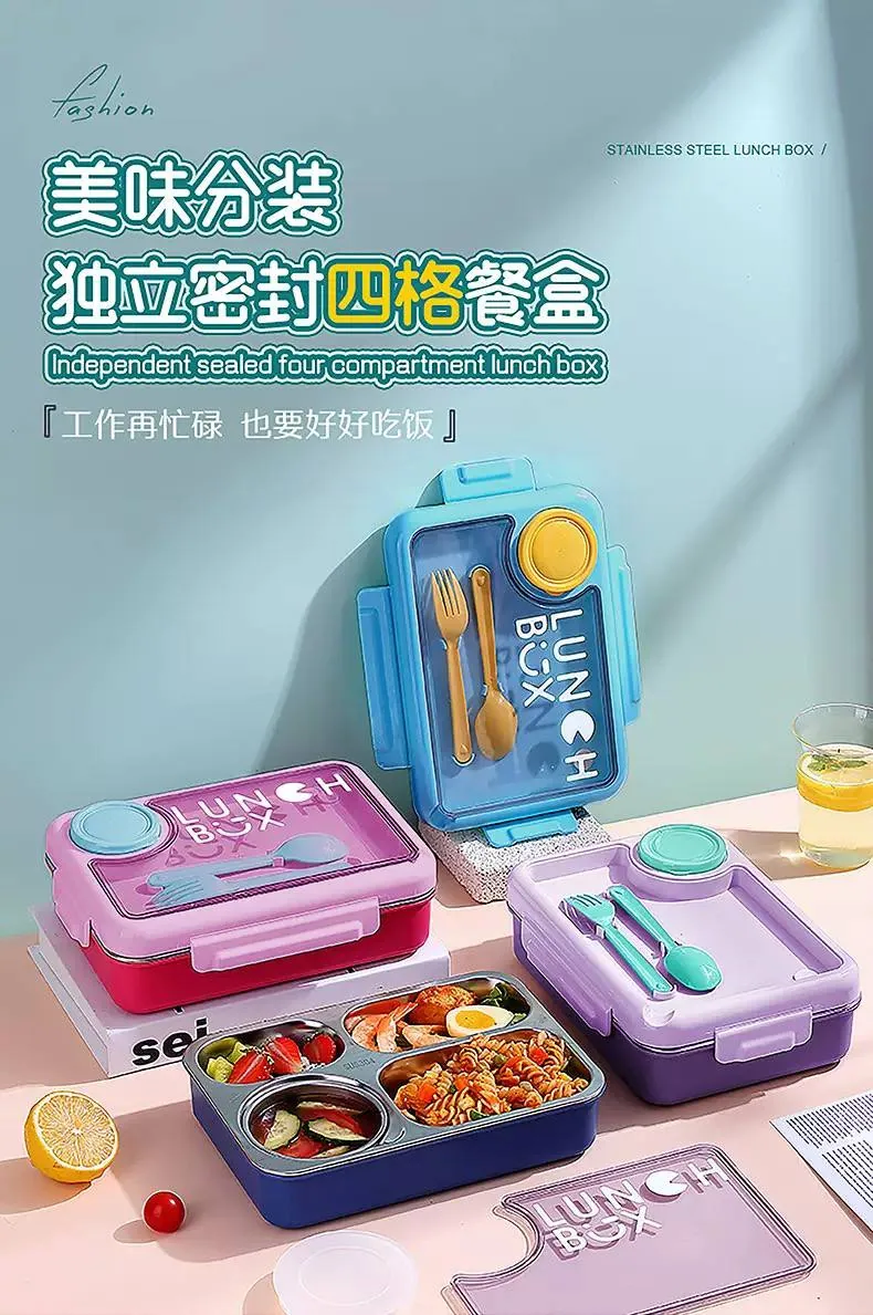 6-in-1 Partition Lunch Box