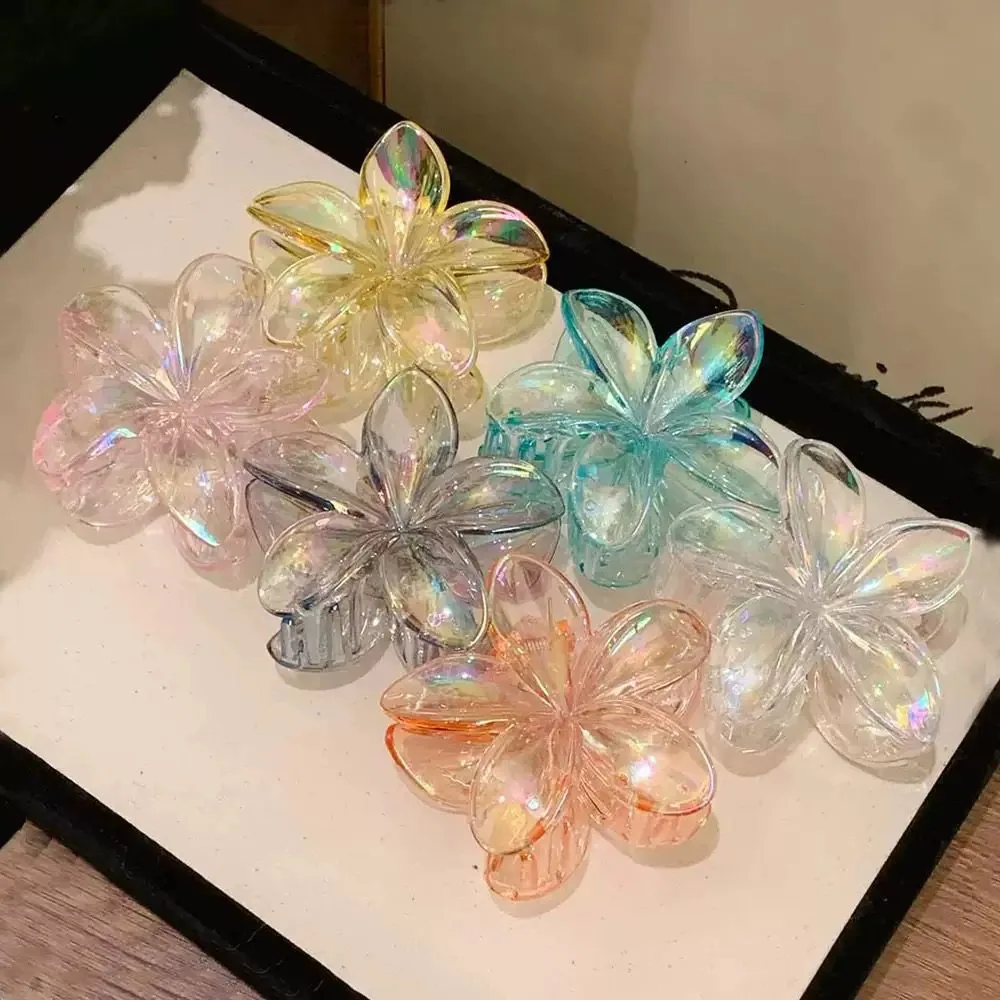 Flower Hair Clip Transparent