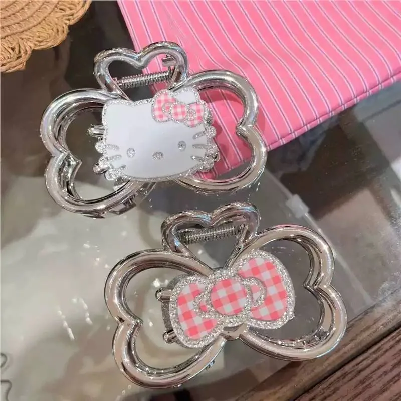 Silver Character Hair Clip