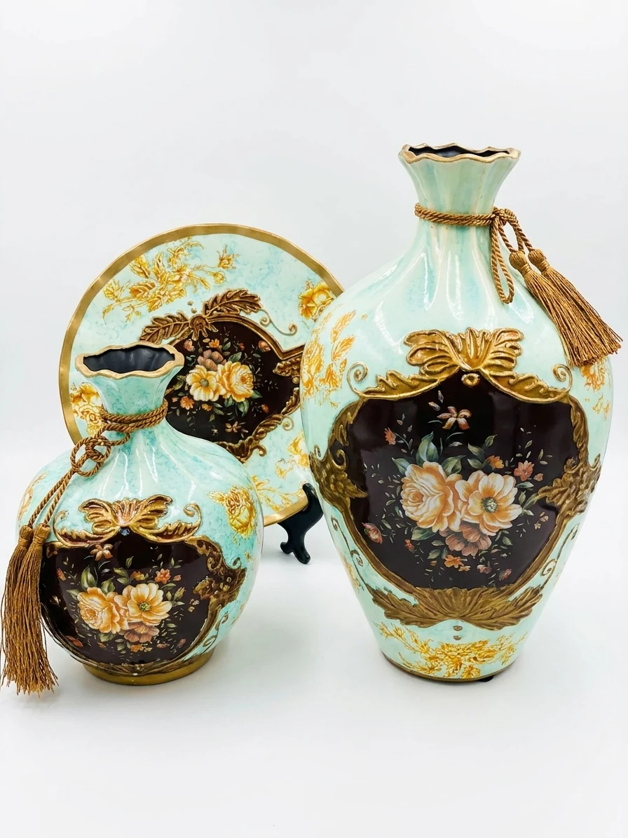 Ornate Turquoise Bloom Set