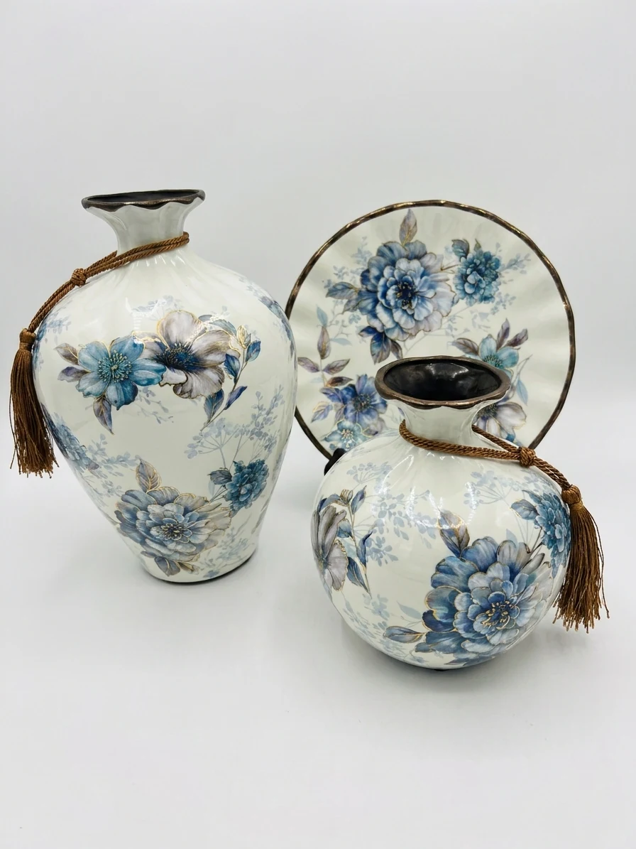 Azure Elegance Ceramic Set