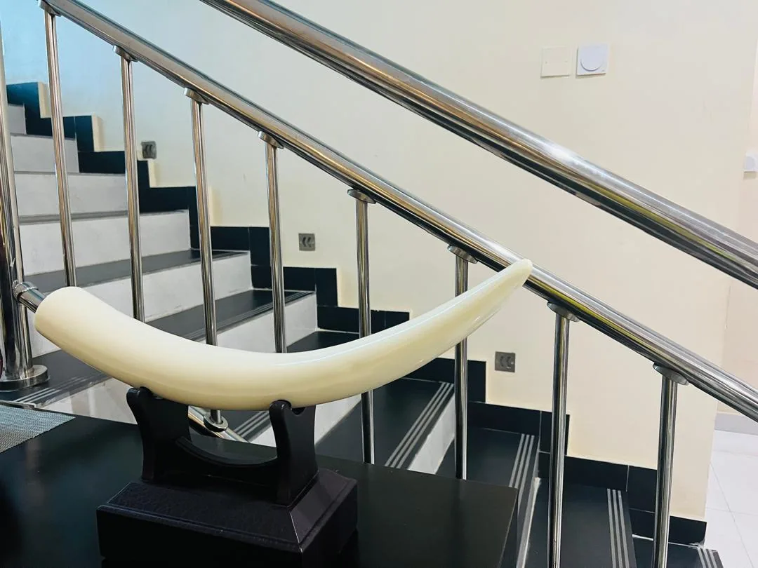 Majestic Ivory Tribute Sculpture