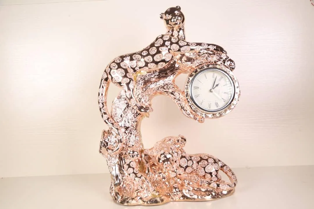 Rose Gold Leopard Timepiece