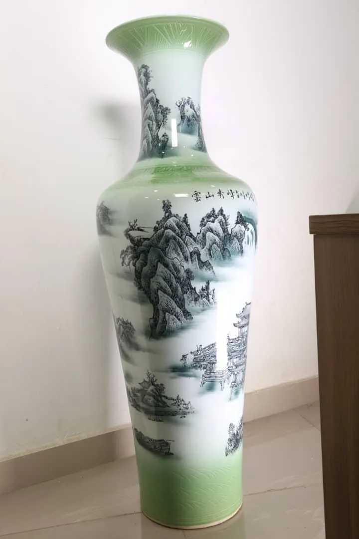Mist of Mountains Porcelain Vase