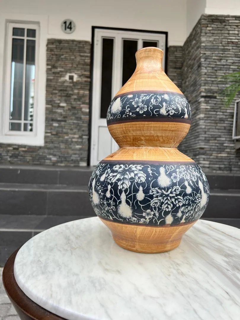 The Harvest Gourd Artisan Vase